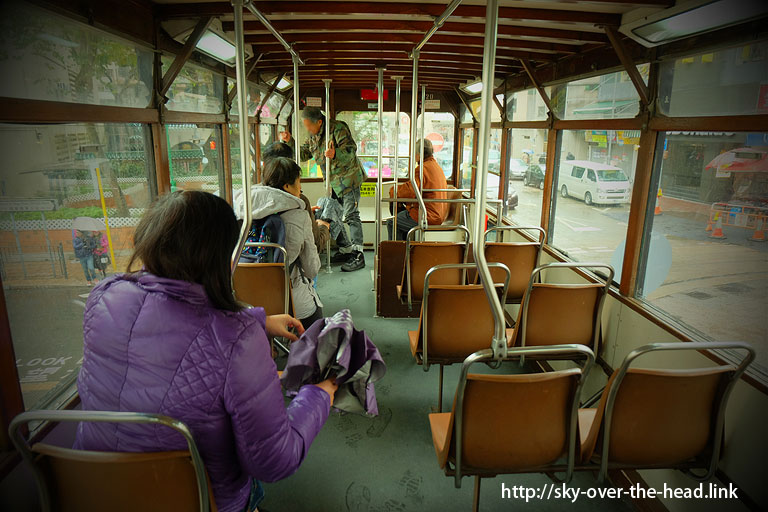 トラムで香港観光（香港）／ Hong Kong tourism by tram（Hong Kong）