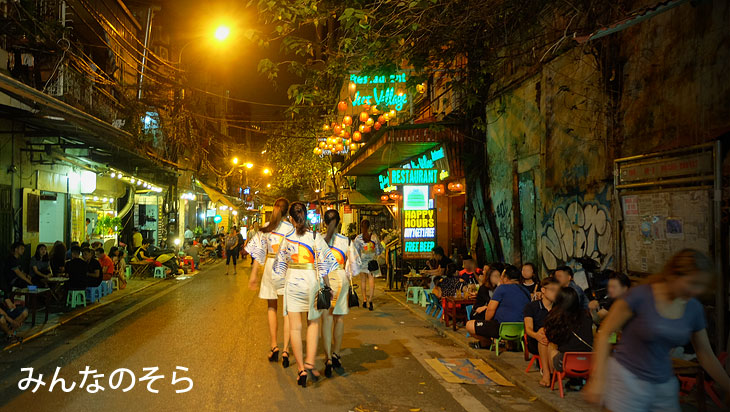 夜の旧市街＠ハノイ＠ベトナム