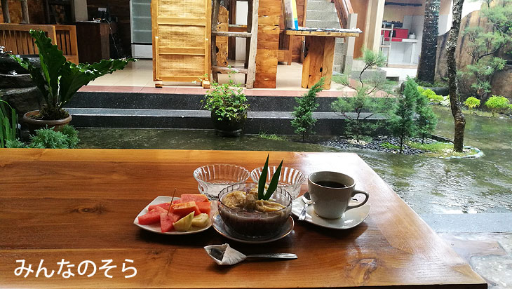 朝ご飯は「Black Rice Pudding」？お米が甘い＠バリ島ウブドを1泊2日で観光したコースとスケジュール