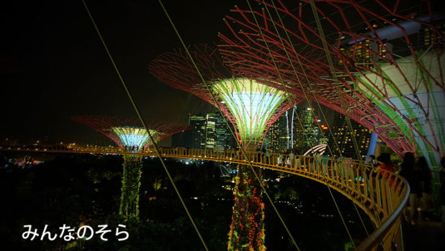 空中散歩したよ！ガーデンズ・バイ・ザ・ベイ「OCBC Skyway（スカイウェイ）」
